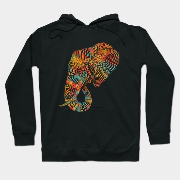 Elephant (Majestic) Hoodie by normanduenas